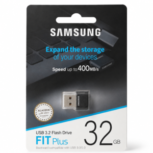 فلش مموری 32 گیگابایت سامسونگ مدل FIT Plus، دارای رابط‌ USB 3.2