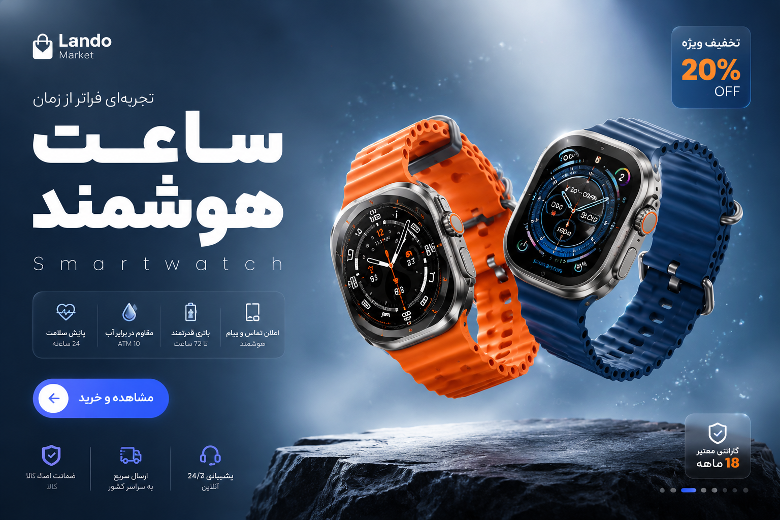پیشنهاد ویژه لندو مارکت